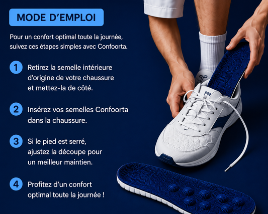 Semelles de Massage Acupression — Soulagement Immédiat des Pieds Fatigués