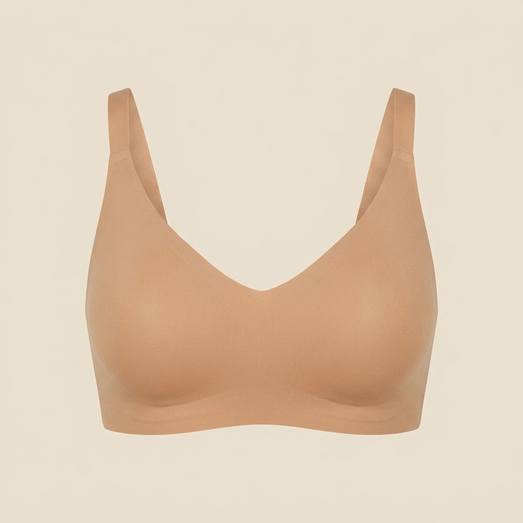 Nuelle seamless wire-free comfort bra - nude packshot